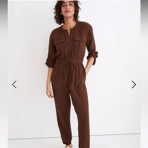 Madewell Lightspun Tapered-leg Jumpsuit